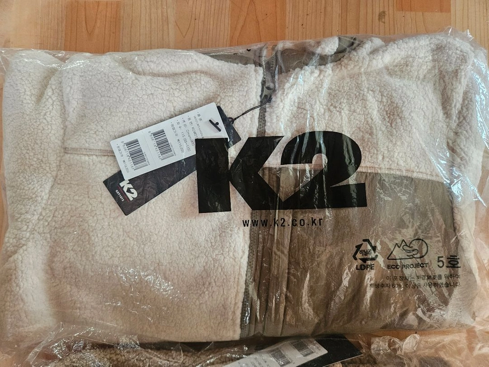 (새제품)K2 플리스 양털 뽀글이 자켓 공용(베이지,그레이,크림) 이미지