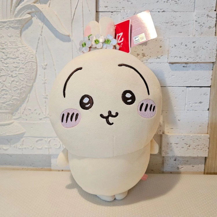 꽃 화관 먼작귀 치이카와 우사기 중형 인형 - 안심되는 중고거래