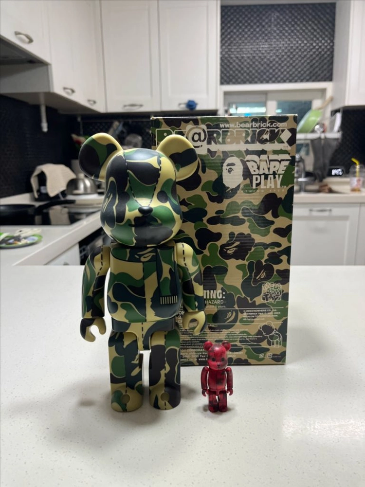 베이프 베어브릭 400% 카모그린 - 2003년 초판 - 안심되는 중고거래