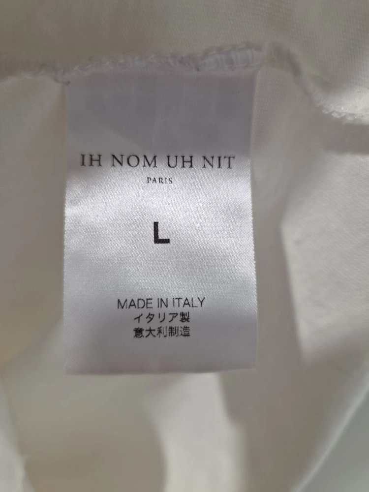 [정품/L] 이놈어닛(IH NOM UH NIT) 데니스 로드맨 반팔 티셔츠 (화이트) 이미지