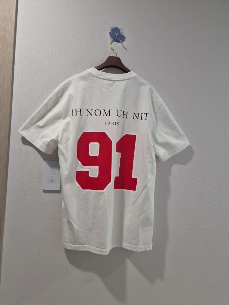 [정품/L] 이놈어닛(IH NOM UH NIT) 데니스 로드맨 반팔 티셔츠 (화이트) 이미지