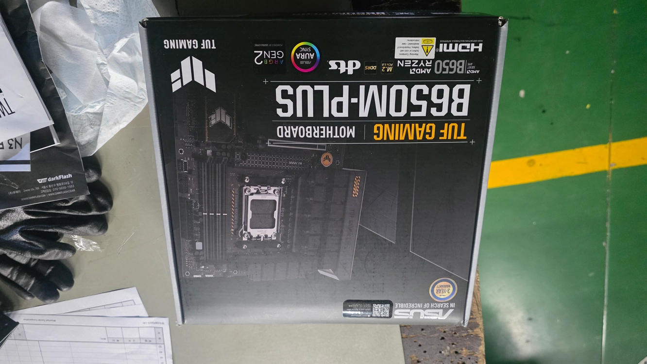 ASUS TUF GAMING B650M-PLUS + amd 라이젠5-5세대 7600x 일괄 이미지