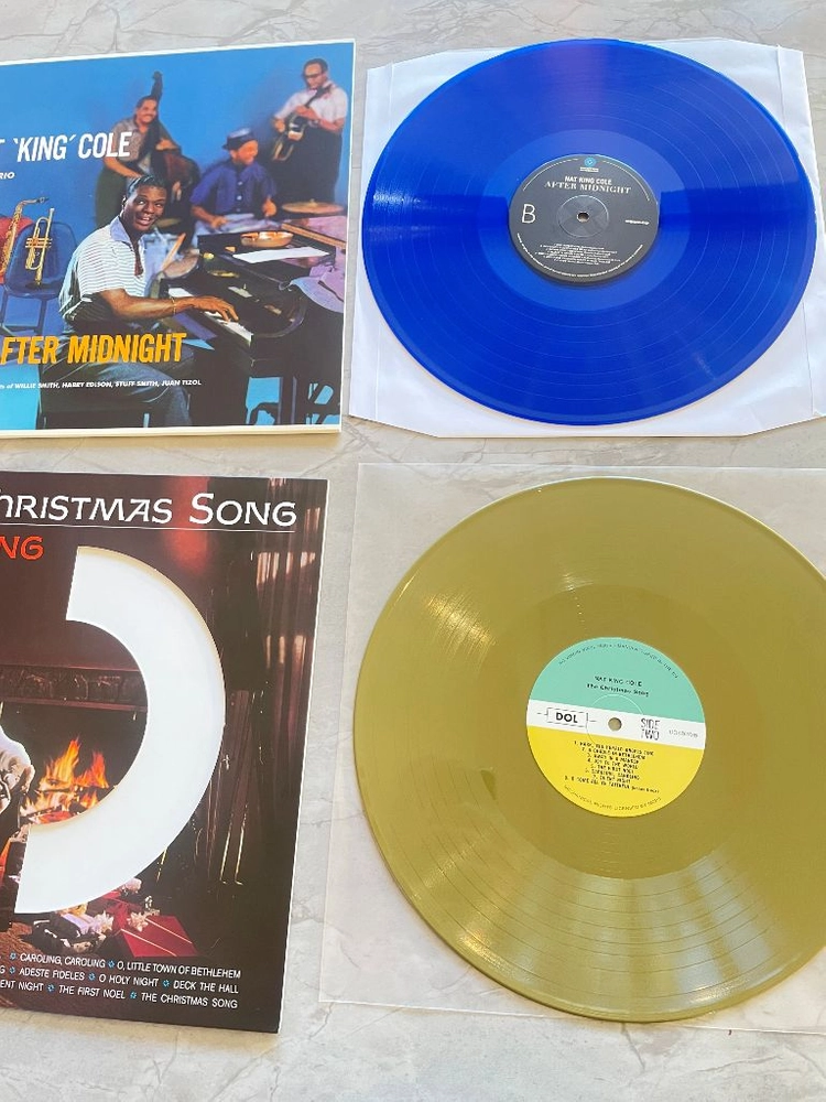 Nat King Cole LP 엘피 2장 묶음 크리스마스 이미지