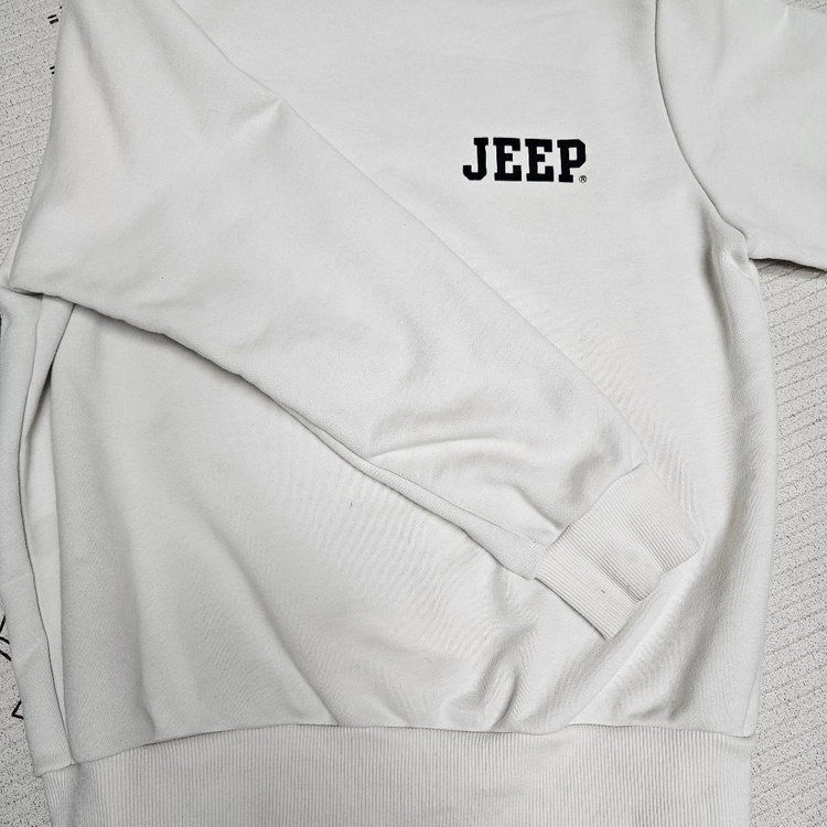 Jeep 지프키즈 맨투맨 아이보리 이미지