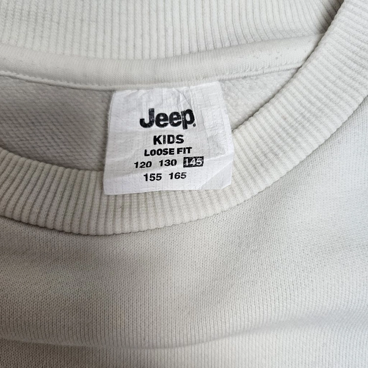 Jeep 지프키즈 맨투맨 아이보리 이미지