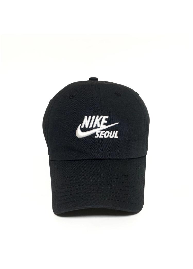NIKE 나이키 초레어 빈티지 서울 한정판 정품 헤리티지86 블랙 볼캡 모자 이미지