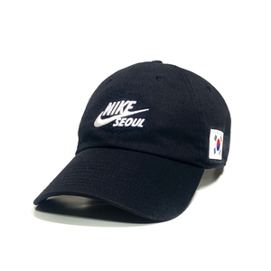 NIKE 나이키 초레어 빈티지 서울 한정판 정품 헤리티지86 블랙 볼캡 모자 이미지