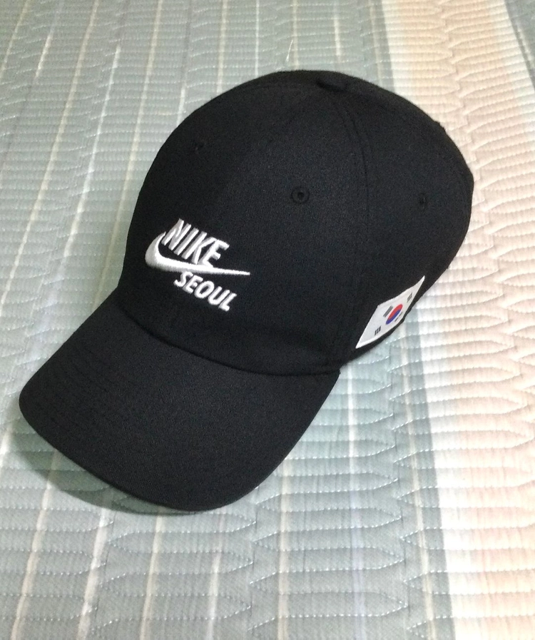 NIKE 나이키 초레어 빈티지 서울 한정판 정품 헤리티지86 블랙 볼캡 모자 이미지