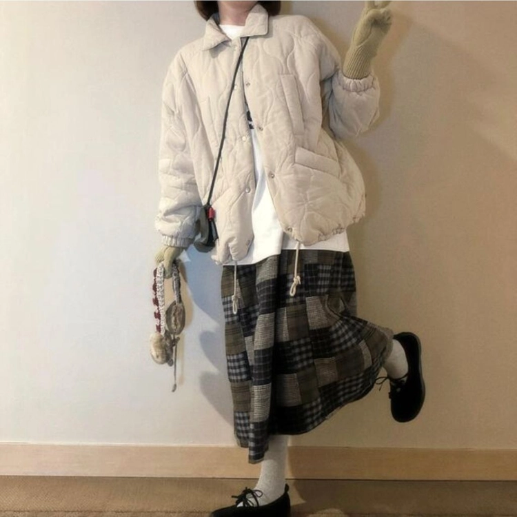 양털 오버핏 패딩점퍼 이미지