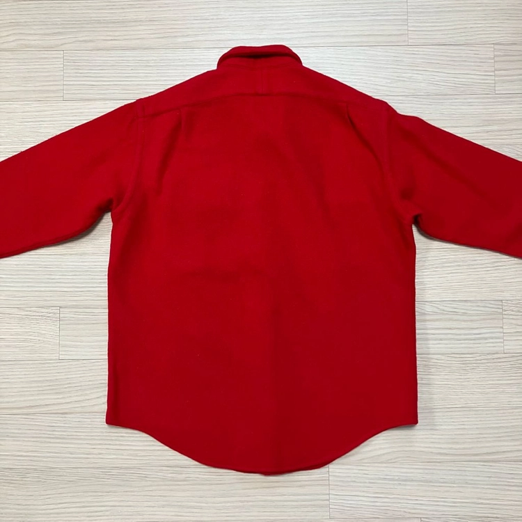 [Polo] 90s 폴로 랄프로렌 CPO 울 셔츠 자켓 레드 이미지