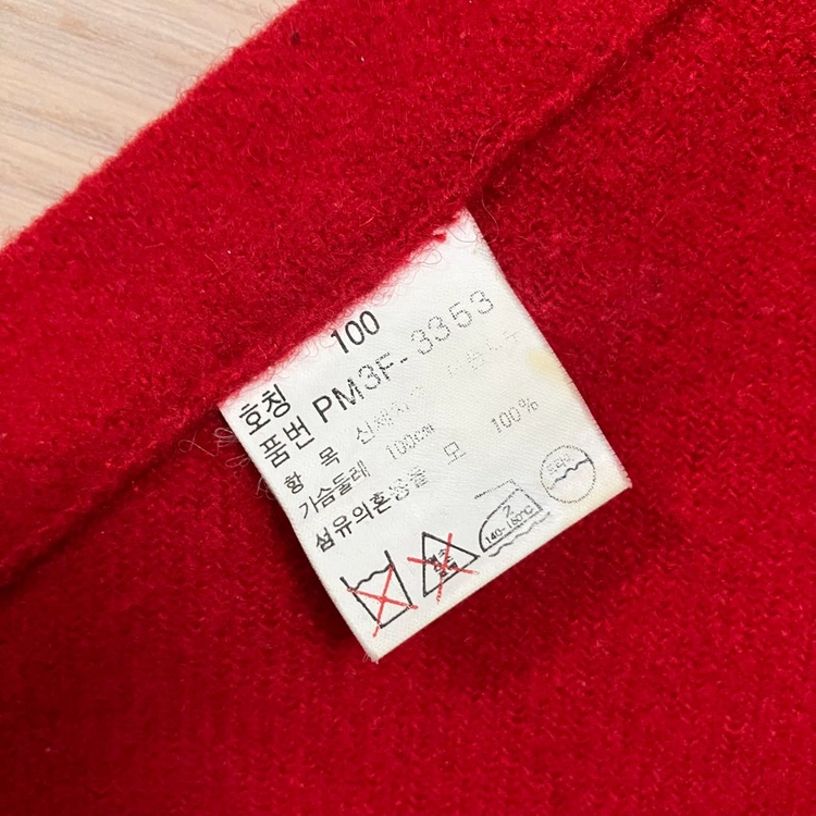 [Polo] 90s 폴로 랄프로렌 CPO 울 셔츠 자켓 레드 이미지