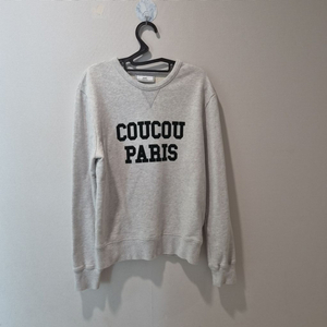 ㅣ아미 AMI COUCOU PARIS 레터링 맨투맨 그레이 M / 코튼100% 이미지