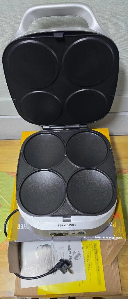 독일 롬멜스바허 팬케이크 기계 4구 Rommelsbacher PC 1800 이미지