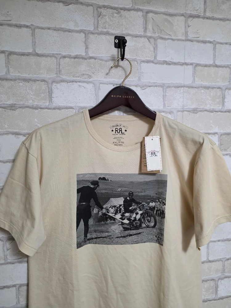 RRL 더블알엘 바이크 티셔츠 이동휘 가죽 뉴스보이 무스탕 폴로 발마칸 덱자켓 러프아웃 류준열 스웨이드 웨스턴 이미지