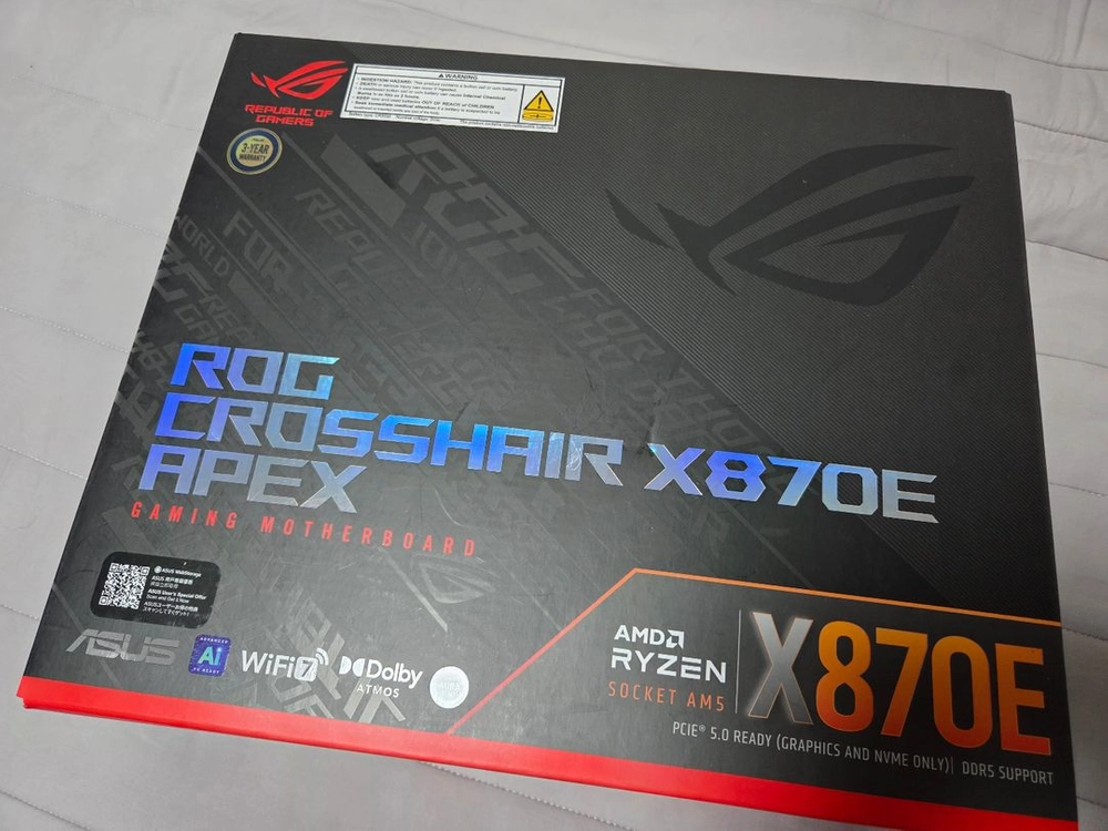 Asus Rog Crosshair X870E Apex 풀박스 민트급 - 안심되는 중고거래