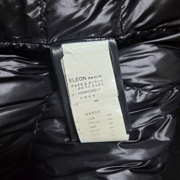 [백화점판] 38 / 24FW 맥케이지 딕슨 금장 다운 패딩 블랙퍼 이미지