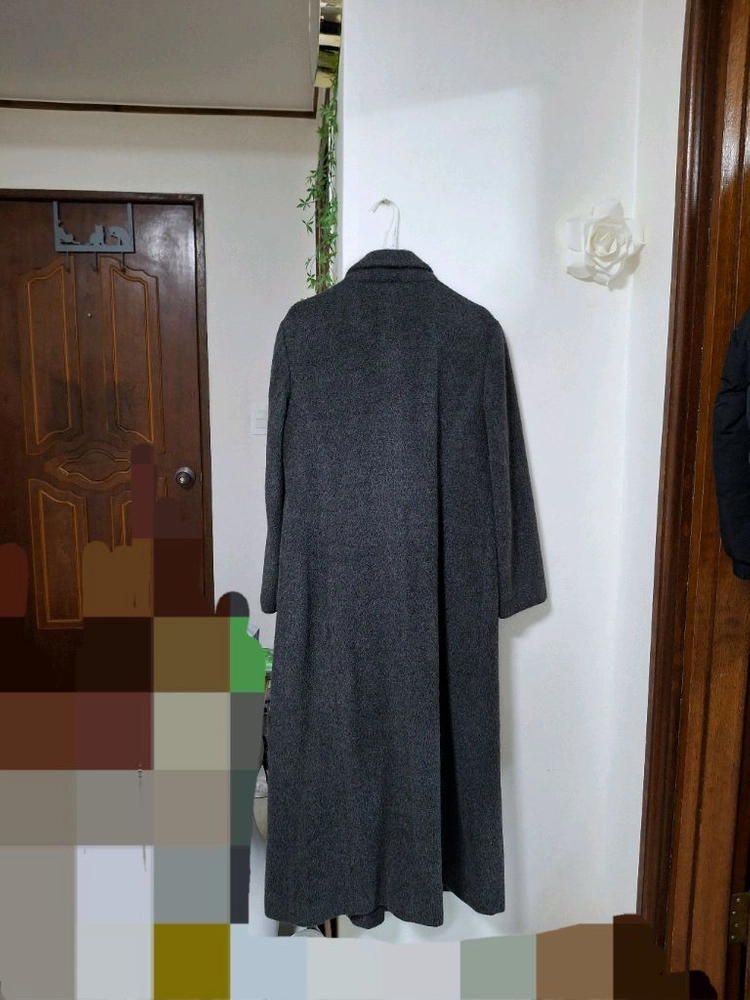 시스티나맥시롱울코트,SISTINA 여성 모 100% 롱코트,울코트,롱코트,시스티나빈티지 이미지