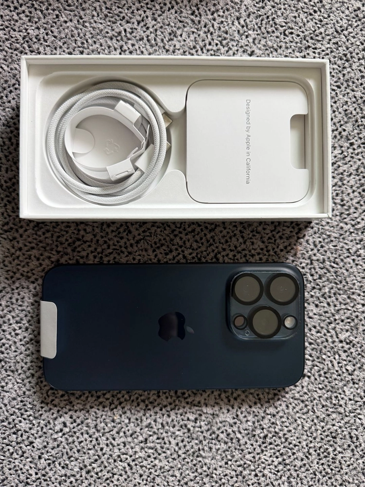 아이폰 15 프로 128GB 블루티타늄 풀박스 팝니다. 이미지