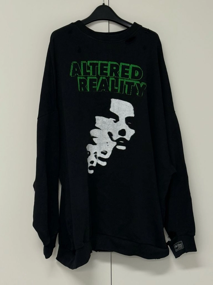 2 / Raf Simons 라프시몬스 디스트로이드 크루넥 스웻 Altered Reality 이미지