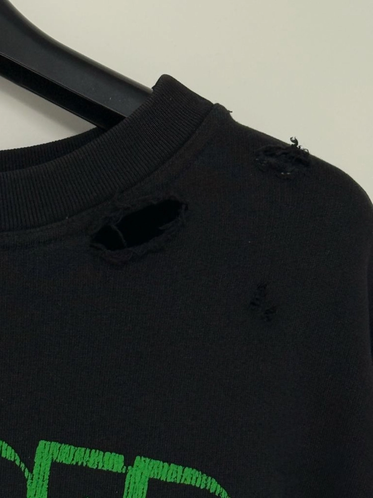 2 / Raf Simons 라프시몬스 디스트로이드 크루넥 스웻 Altered Reality 이미지