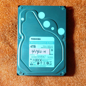 도시바 X300 7200/128M HDD 4TB 3.5인치 이미지