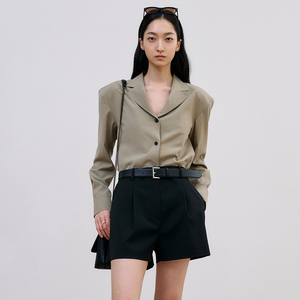 블로썸(blossom) 블랙 셔츠 새상품 이미지