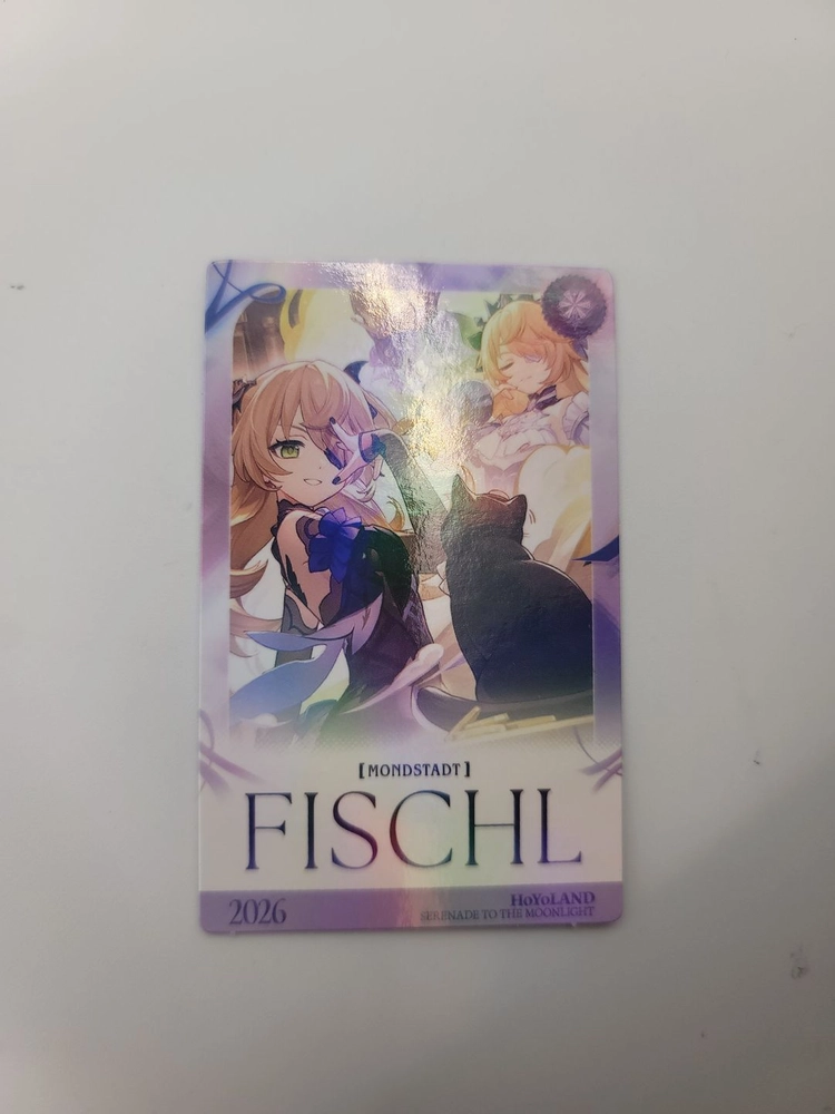 피슬 원신 호요랜드 점괘뽑기 포토카드 호랜 점뽑 포카 genshin hoyoland Fischl - 안심되는 중고거래