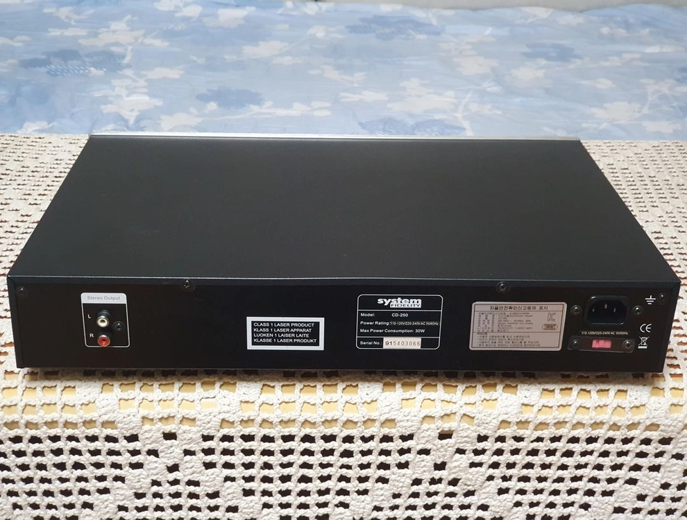 시스템 피델리티 SYSTEM FIDELITY CD-250CDP 이미지