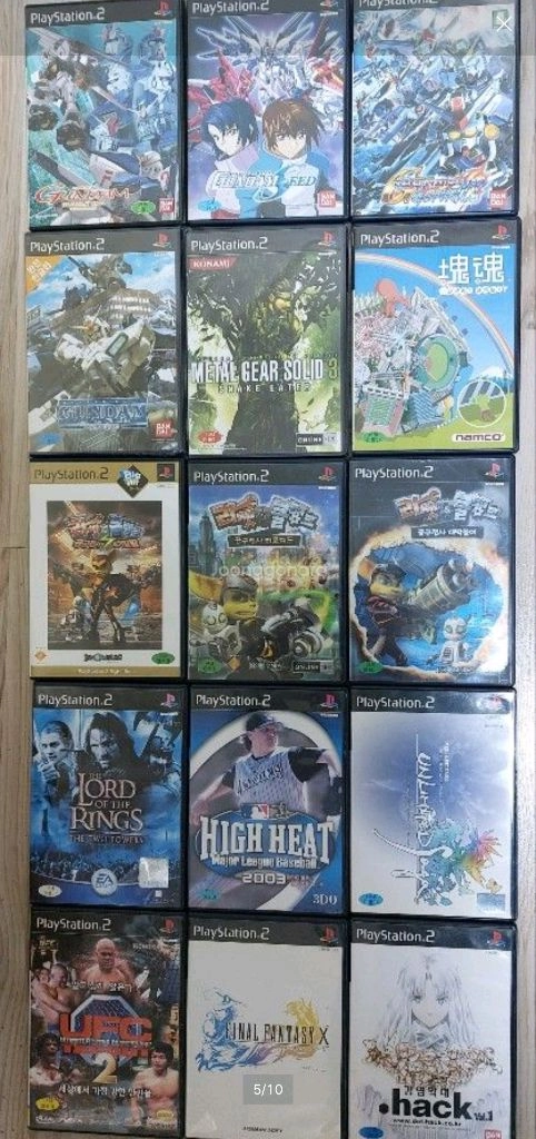플스2 게임. PS2 이미지