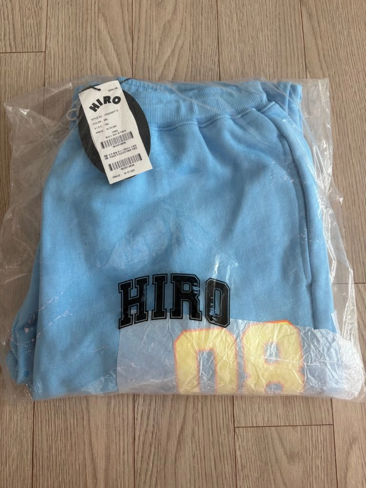 HIRO 히로 캠퍼스 배색조거 팬츠 160 새상품 이미지
