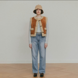 시엔느 sienne 깜봉 시어링 베스트 이미지