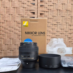 니콘/정품 af-s 85mm f1.8g 박스풀셋 이미지