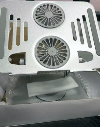 2+1 노트북 패드 거치대 실버/블랙 이미지