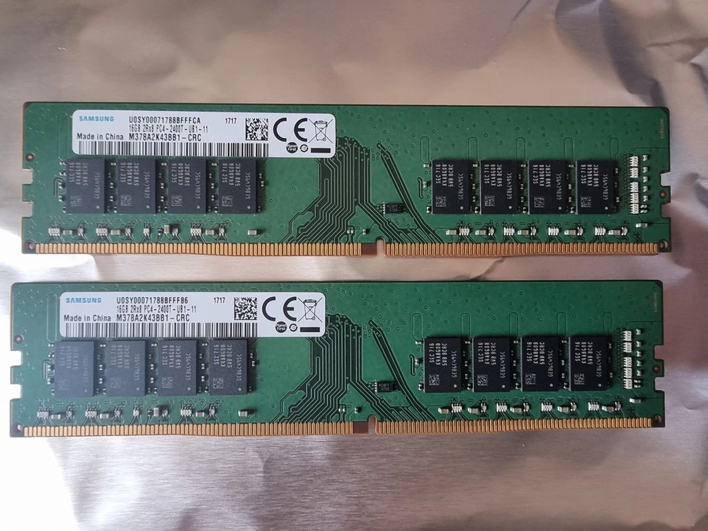 삼성 DDR4-2400 RAM 16GB X 2개 - 안심되는 중고거래