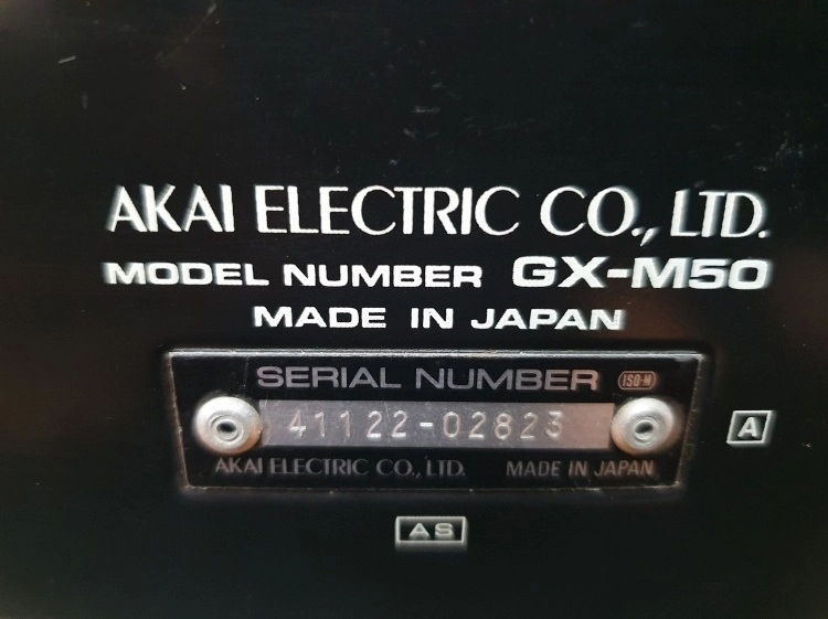 아카이 AKAI GX-M50 슈퍼 3헤드 고급 카세트 데크 이미지