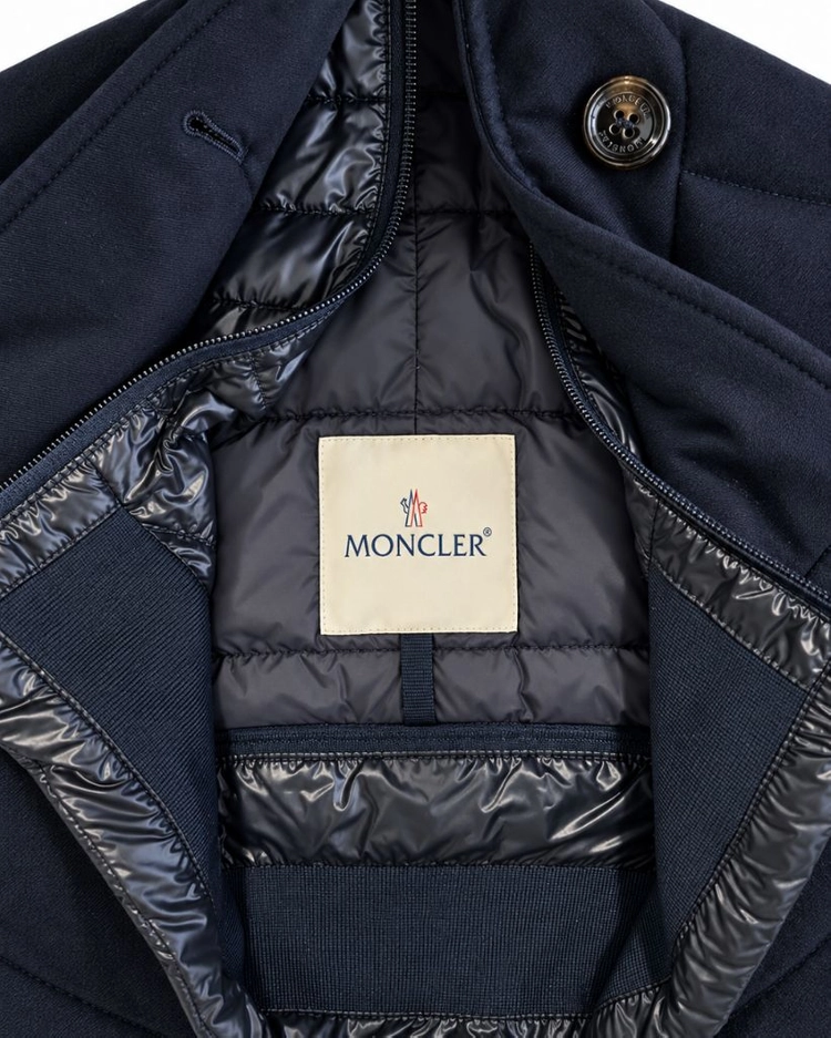 몽클레어(MONCLER) 남성 패딩 하프 코트 (네이비/사이즈 3) 이미지