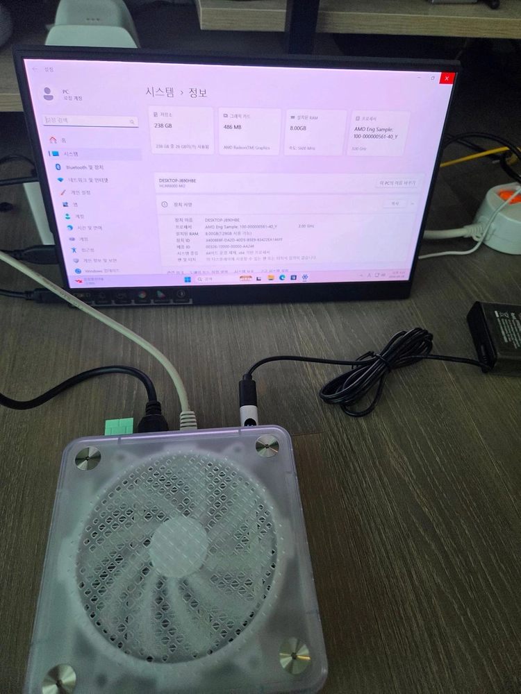 젠머신 고사양 미니PC 라이젠7 6800H ES 이미지