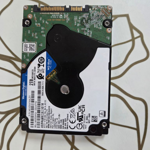 WD BLUE 2TB 2.5인치 하드디스크 이미지