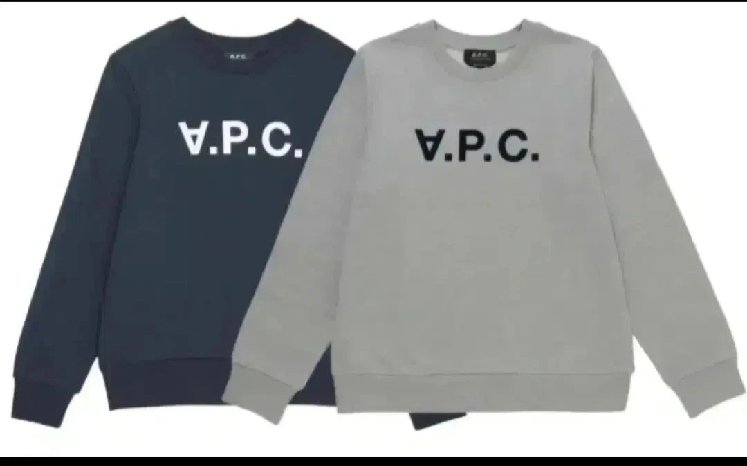 A.P.C. V.P.C. 맨투맨 (네이비 그레이 ) 이미지