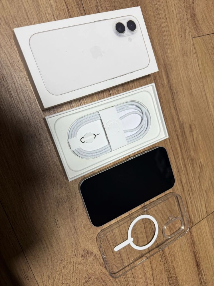 아이폰17 화이트 256GB 배터리 100% 보증 OK 이미지