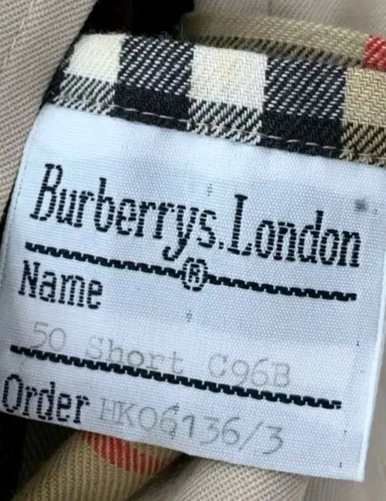 Burberrys. 빈티지 영국생산 울100내피 버버리 싱글 트렌치코트 이미지