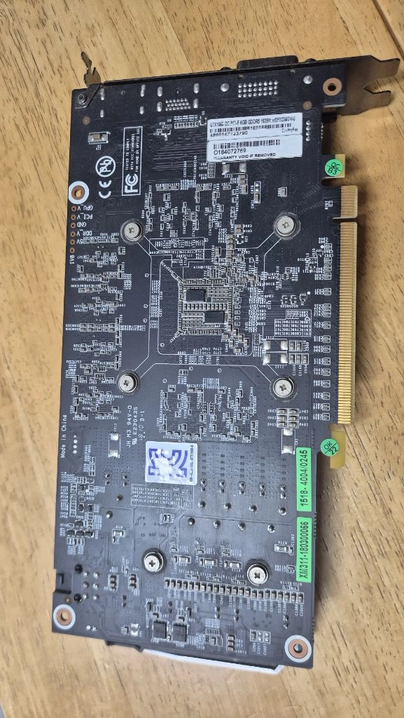 갤럭시 GALAX GTX 1060 6GB 그래픽카드 이미지