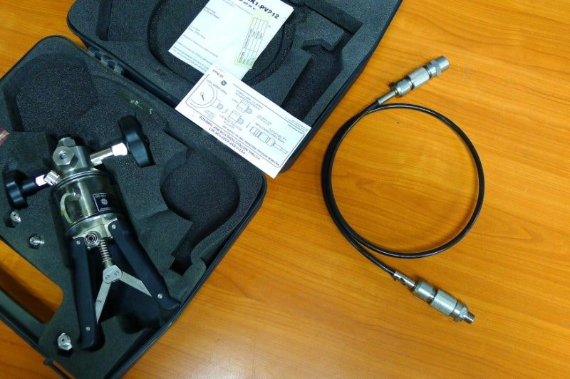 Druck PV212 유압펌프, HK1-PV212 고압호스, hydraulic hand pump GEDRUCK 중고 이미지