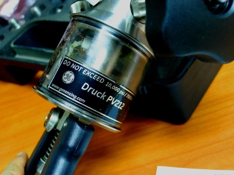 Druck PV212 유압펌프, HK1-PV212 고압호스, hydraulic hand pump GEDRUCK 중고 이미지