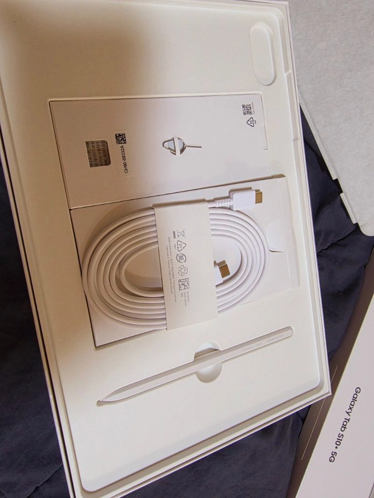 삼성 갤럭시탭 S10+ 플러스 5G 셀룰러 유심 태블릿 256기가 이미지