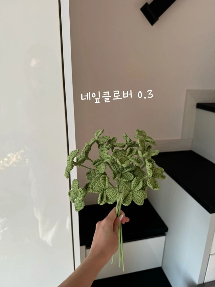 손뜨개 꽃 판매해요 이미지