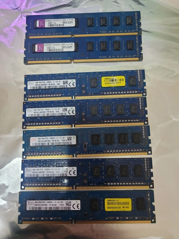 ddr3 램 삼성 하이닉스등 4g 짜리만 팝니다 이미지