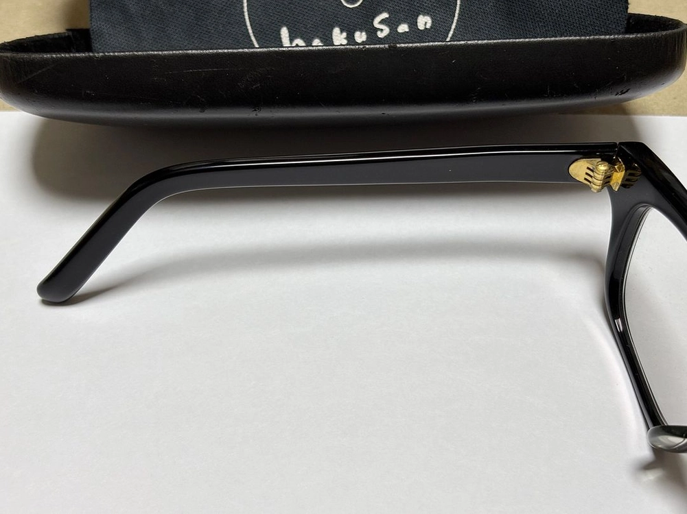 하쿠산메가네(백산안경) 빈티지 1988 뿔테안경 미사용 신품 이미지