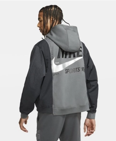 [100/29~31]NIKE NSW 후드 BRS 아이언 그레이 셋트 이미지