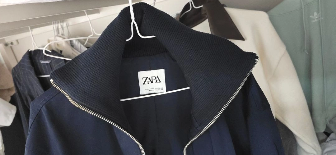 ZARA 네이비 블루종 자켓 L 이미지